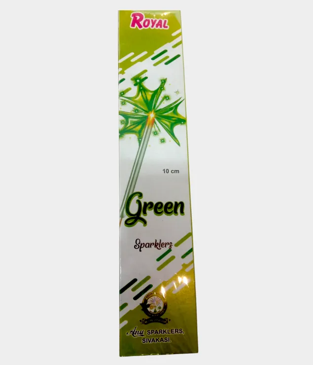 #24 10 cm Green Sparklers